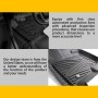 [US Warehouse] TPE All-Weather TPE Floor Mats for Jeep Grand Cherokee 2016-2019